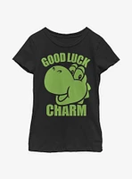 Nintendo Super Mario Yoshi Good Luck Charm Youth Girls T-Shirt