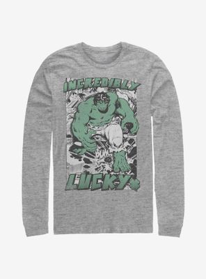 Marvel Hulk Incredibly Lucky Long-Sleeve T-Shirt