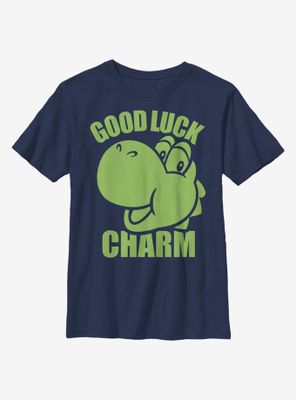 Nintendo Super Mario Yoshi Good Luck Charm Youth T-Shirt