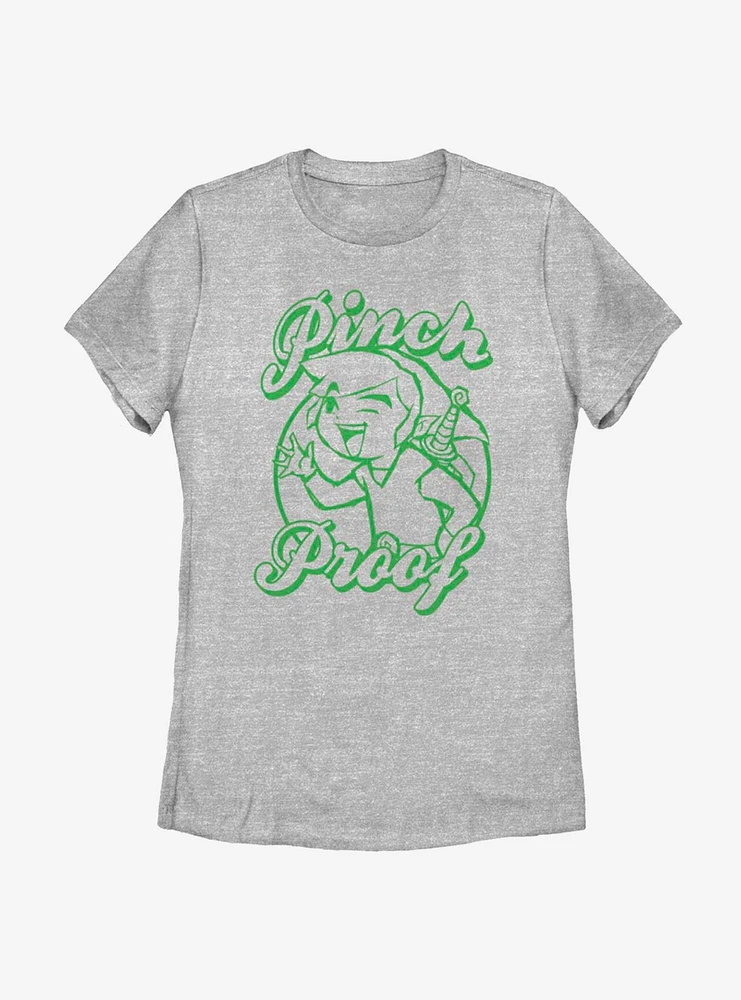 Nintendo The Legend Of Zelda Pinch Proof Link Womens T-Shirt