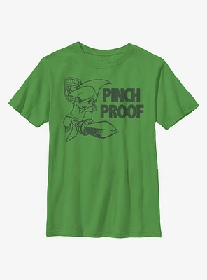 Nintendo The Legend Of Zelda Link Pinch Proof Youth T-Shirt