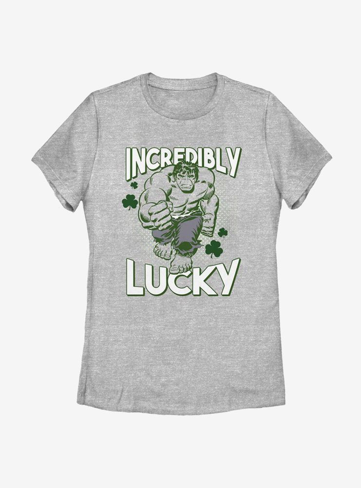 Marvel Hulk Incredibly Lucky Womens T-Shirt