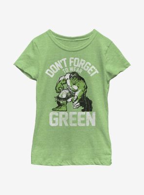 Marvel Hulk Wear Green Youth Girls T-Shirt