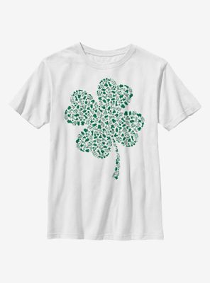 Disney Mickey Mouse Clover Fill Youth T-Shirt