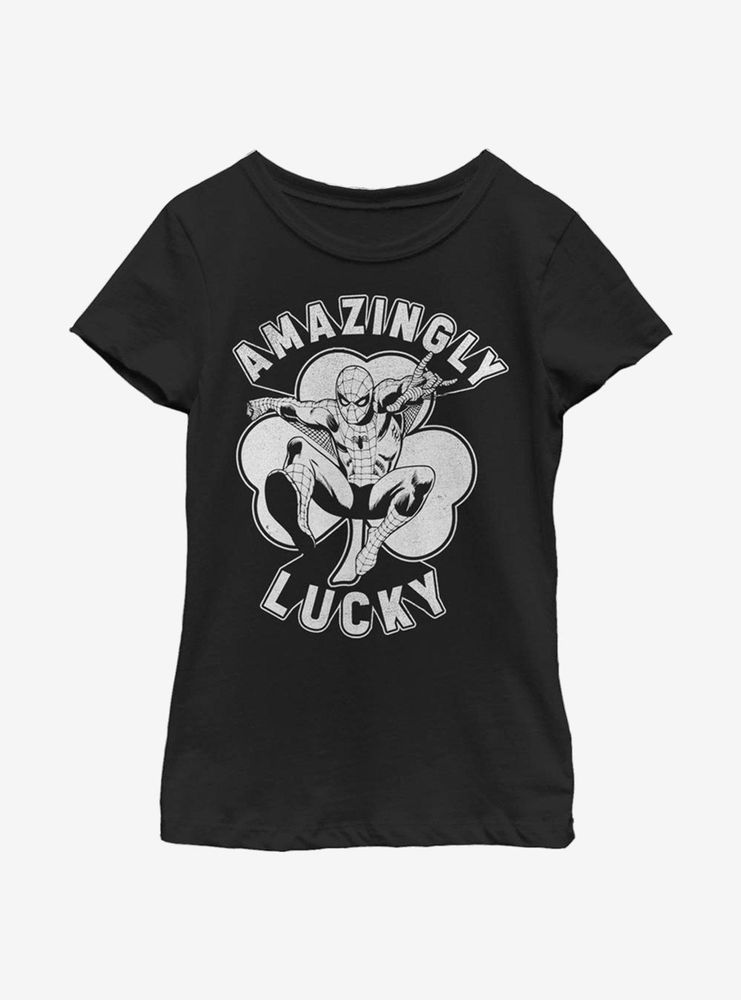 Marvel Spider-Man Lucky Spidey Youth Girls T-Shirt