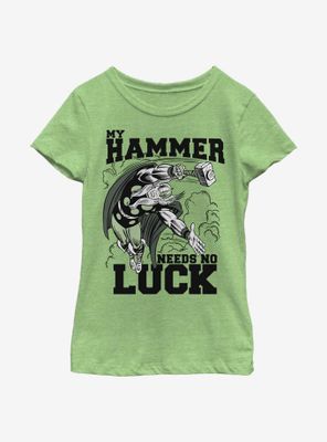 Marvel Thor Hammer Luck Youth Girls T-Shirt