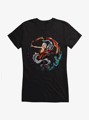Avatar: The Last Airbender Aang Avatar Girls T-Shirt