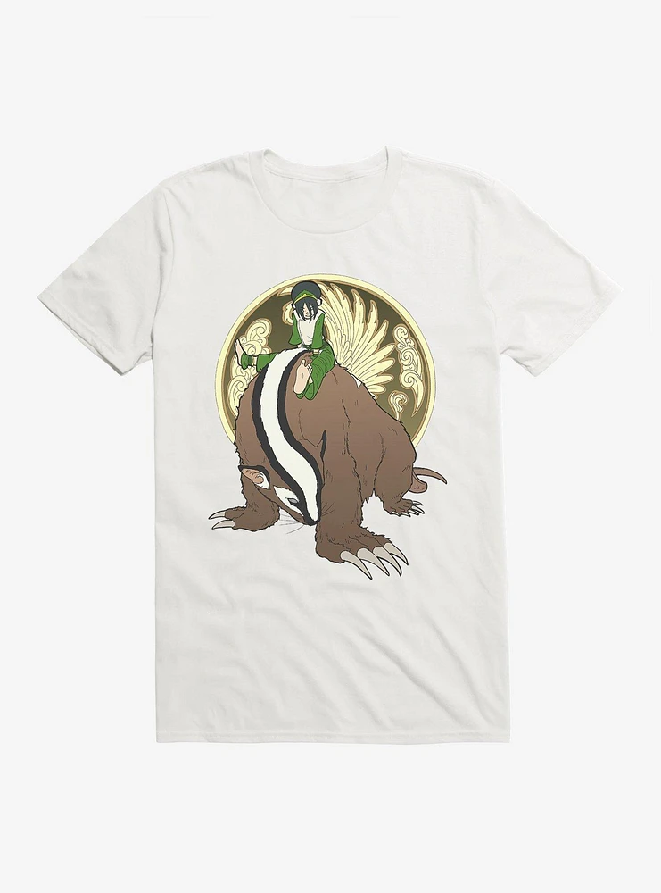 Avatar: The Last Airbender Toph And Badgermole T-Shirt