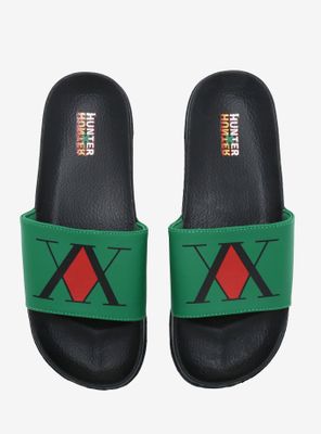 Hunter X Logo Slide Sandals