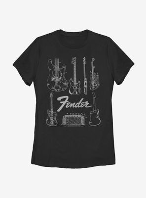 Fender Chart Womens T-Shirt