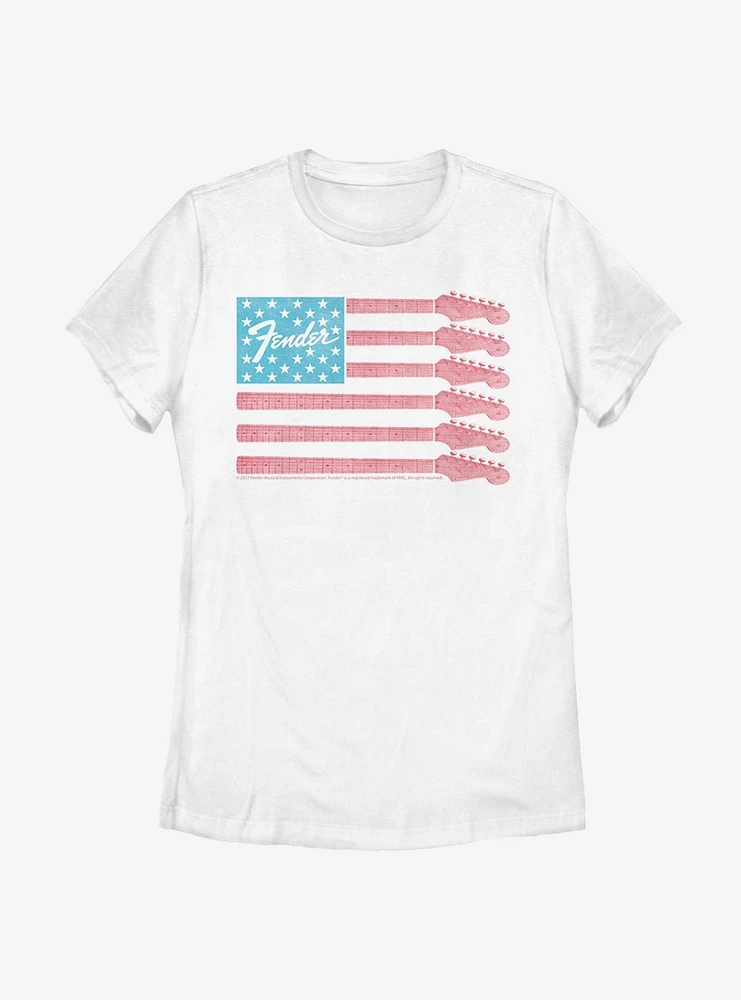 Fender Guitar Flag Womens T-Shirt