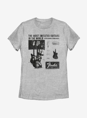 Fender Litho Ad Womens T-Shirt