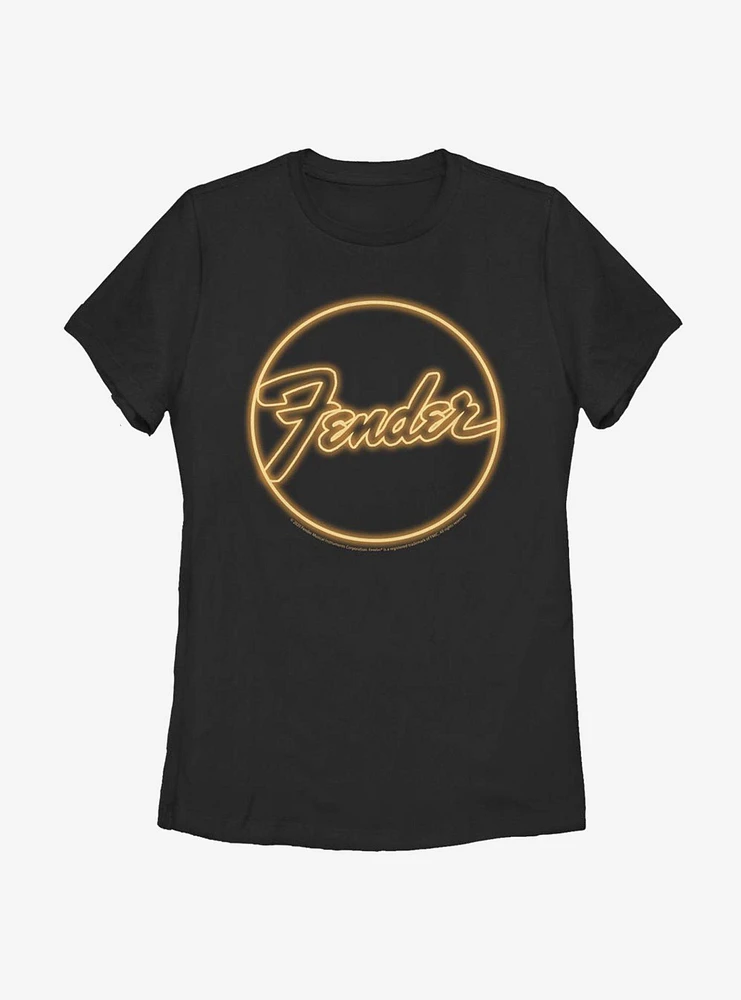 Fender Neon Logo Womens T-Shirt