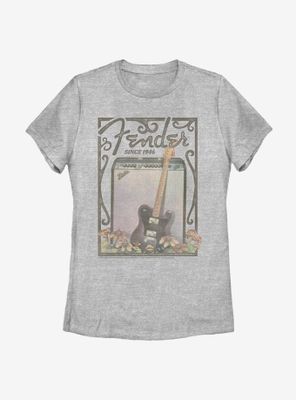 Fender Retro Poster Womens T-Shirt