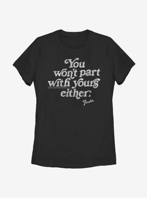 Fender Vintage Quote Womens T-Shirt