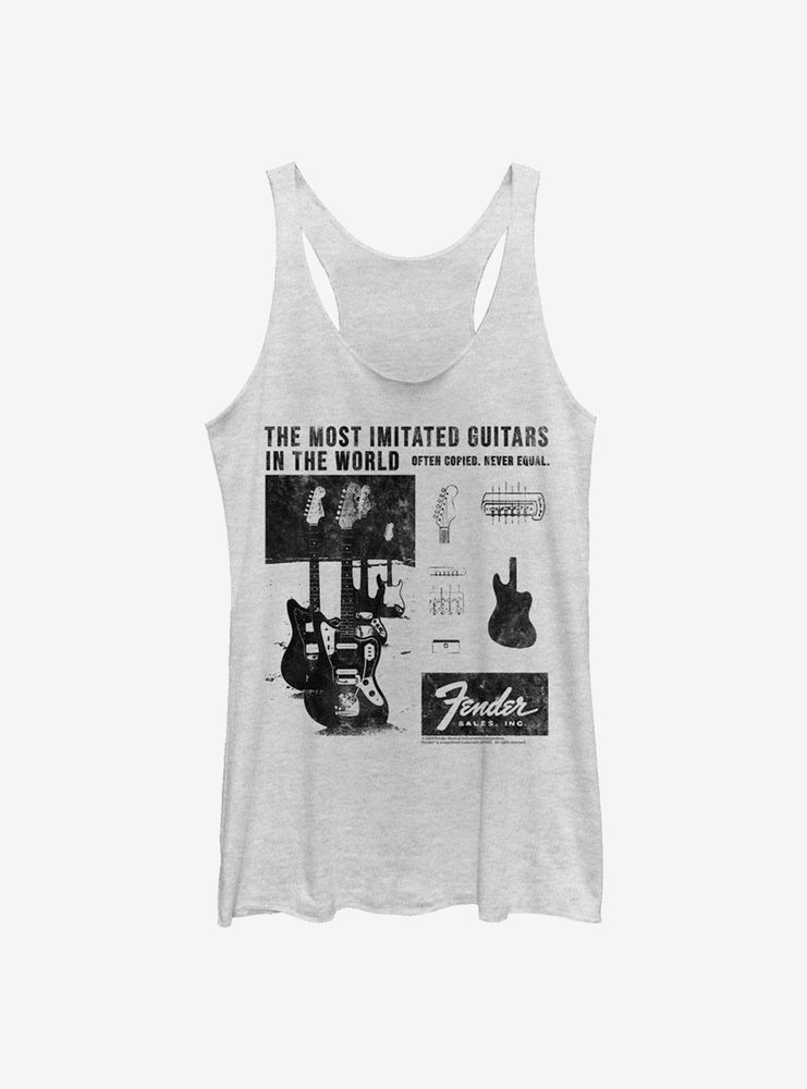 Fender Litho Ad Womens Tank Top