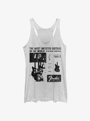 Fender Litho Ad Womens Tank Top