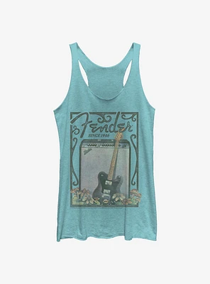 Fender Retro Poster Womens Tank Top