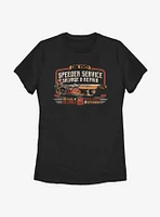 Star Wars The Mandalorian Vanth Speeder Service Womens T-Shirt