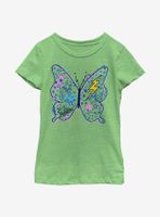 Julie And The Phantoms Butterfly Doodle Youth Girls T-Shirt