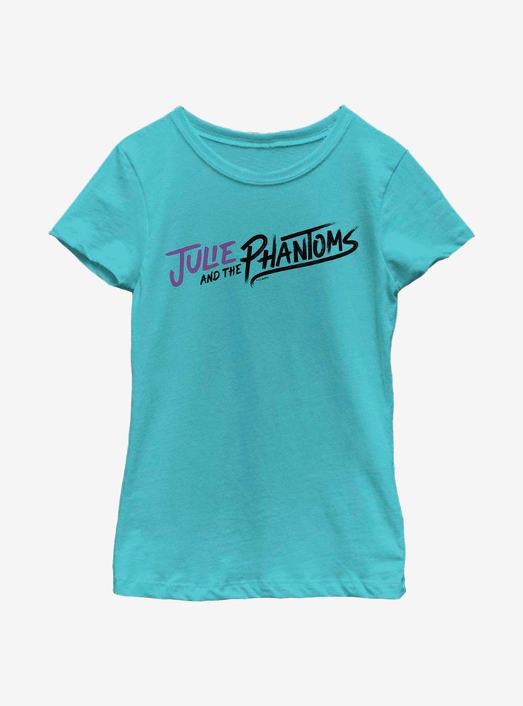 Julie And The Phantoms Curved Logo Youth Girls T-Shirt