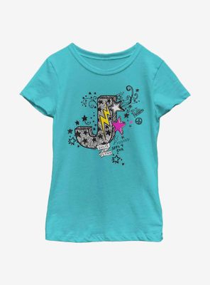 Julie And The Phantoms Flynn Doodle Youth Girls T-Shirt
