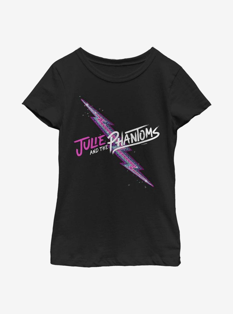 Julie And The Phantoms Lightning Bolt Youth Girls T-Shirt