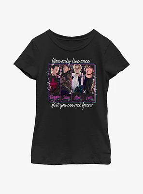 Julie And The Phantoms Phantom Group Youth Girls T-Shirt