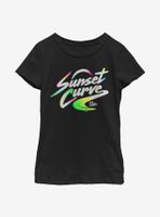 Julie And The Phantoms Sunset Curve Logo Youth Girls T-Shirt