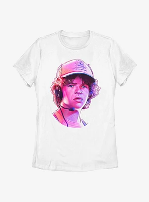 Stranger Things Dusty Big Face Womens T-Shirt
