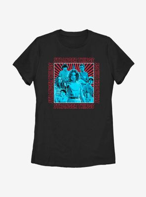 Stranger Things Group Shot Womens T-Shirt