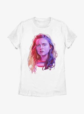 Stranger Things Max Big Face Womens T-Shirt