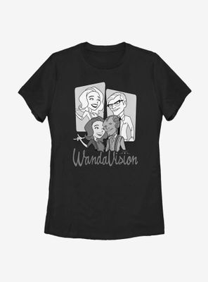 Marvel WandaVision Character Panels Womens T-Shirt