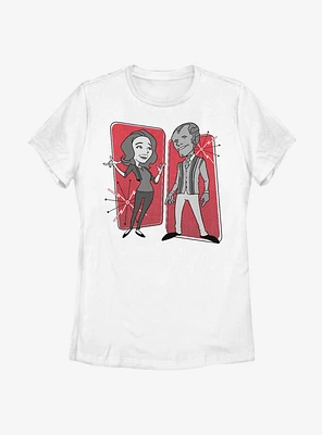 Marvel WandaVision Retro Panels Womens T-Shirt
