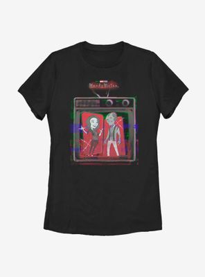Marvel WandaVision Retro Television Womens T-Shirt