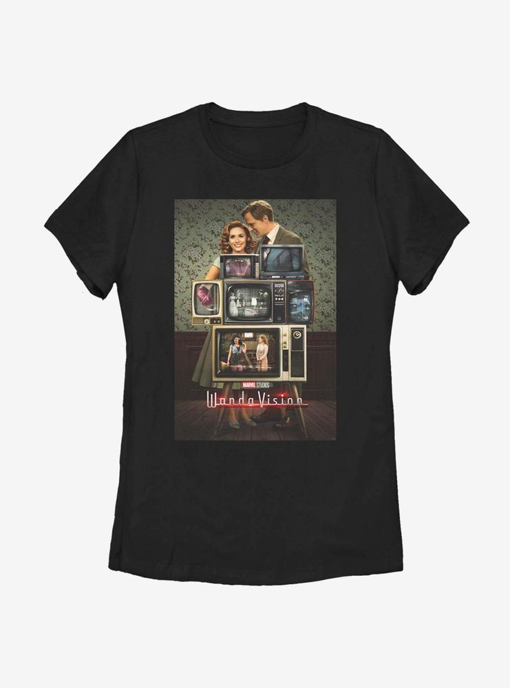 Marvel WandaVision Poster Through the Years Womens T-Shirt