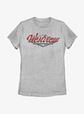 Marvel WandaVision Westview Grey Womens T-Shirt