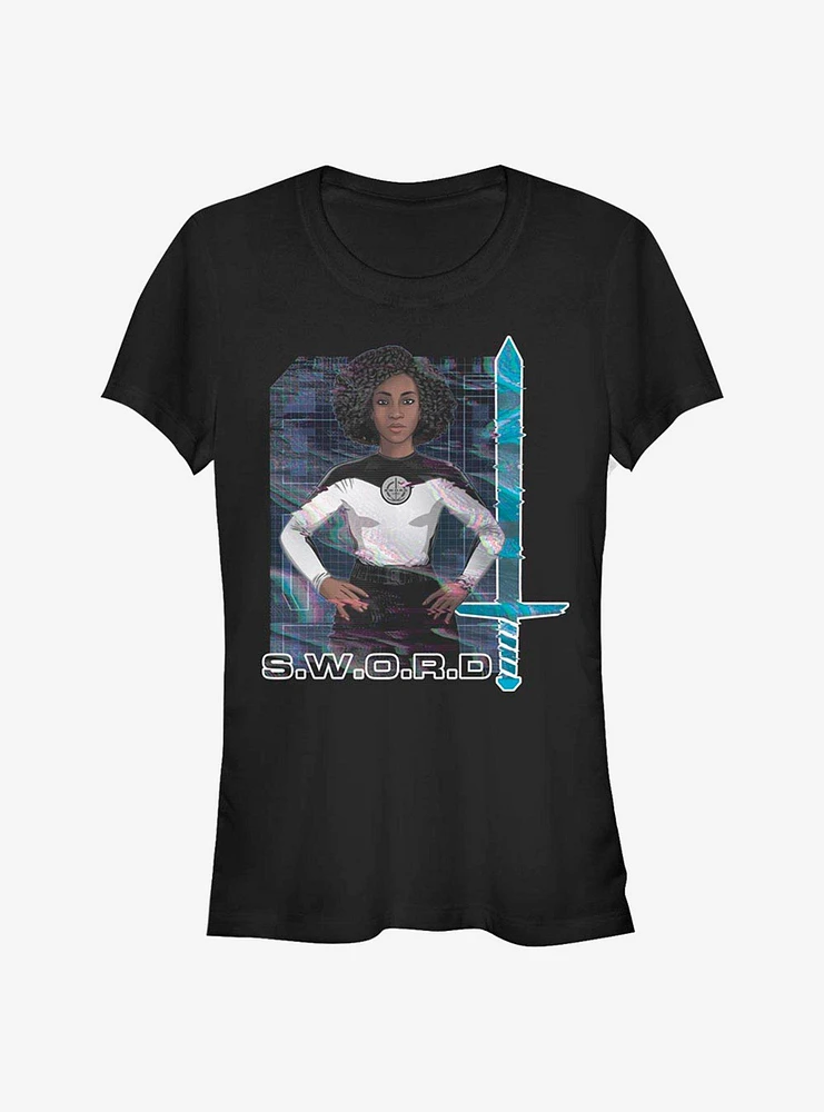 Marvel WandaVision Digital Monica Rambeau Girls T-Shirt