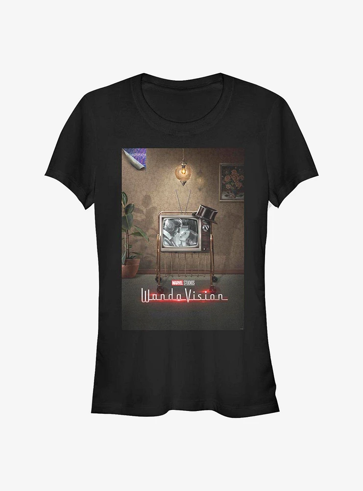 Marvel WandaVision WV Poster 60's Girls T-Shirt