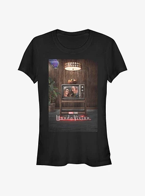 Marvel WandaVision WV Poster 70's Girls T-Shirt