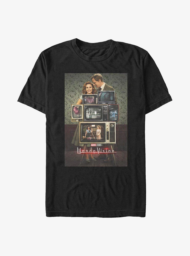 Marvel WandaVision WV Poster Through The Years T-Shirt