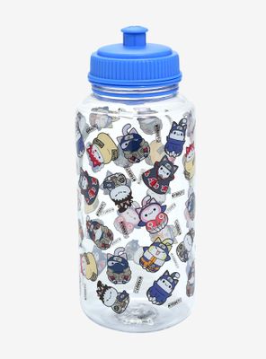 Nyaruto Ninja Cats Allover Print Water Bottle - BoxLunch Exclusive