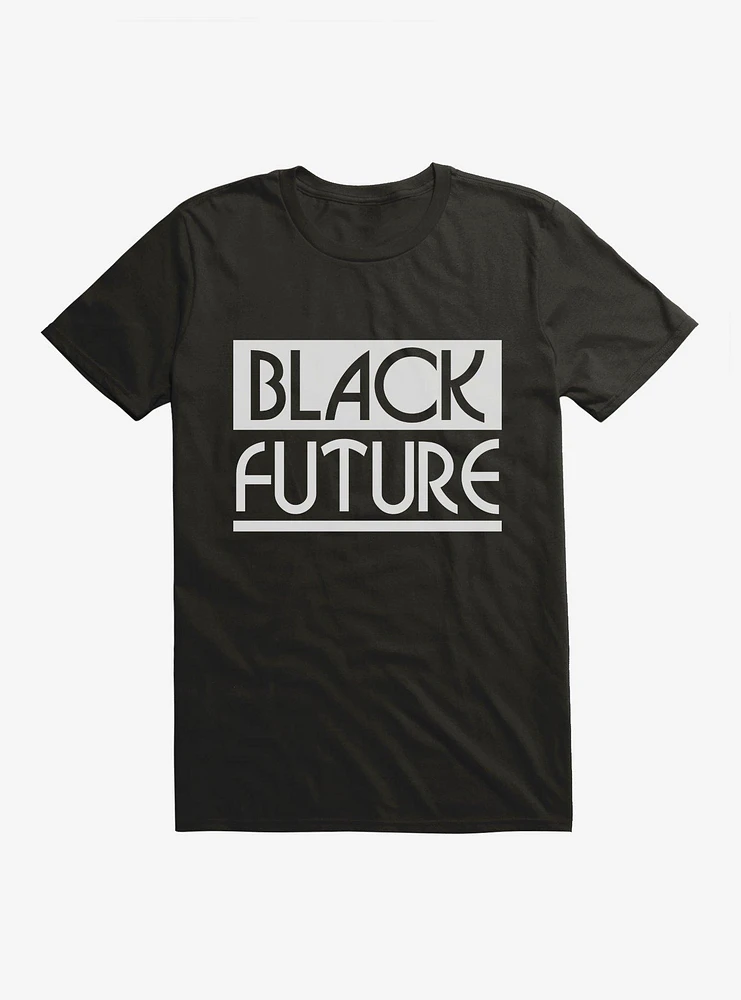 Black History Month Future Text T-Shirt