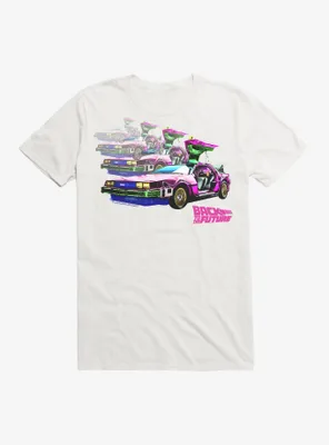 Back To The Future Neon Time On Repeat T-Shirt