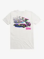Back To The Future Neon Time On Repeat T-Shirt