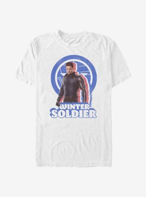 Marvel The Falcon And Winter Soldier Distressed Bucky T-Shirt