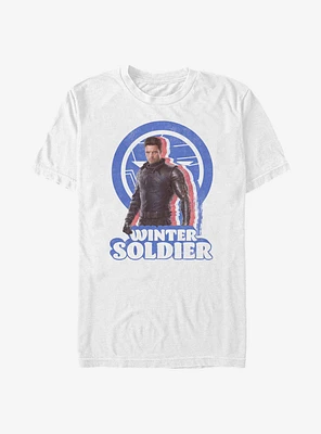 Marvel The Falcon And Winter Soldier Distressed Bucky T-Shirt