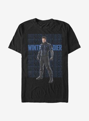 Marvel The Falcon And Winter Soldier Repeating T-Shirt