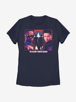 Marvel The Falcon And Winter Soldier Group Womens T-Shirt