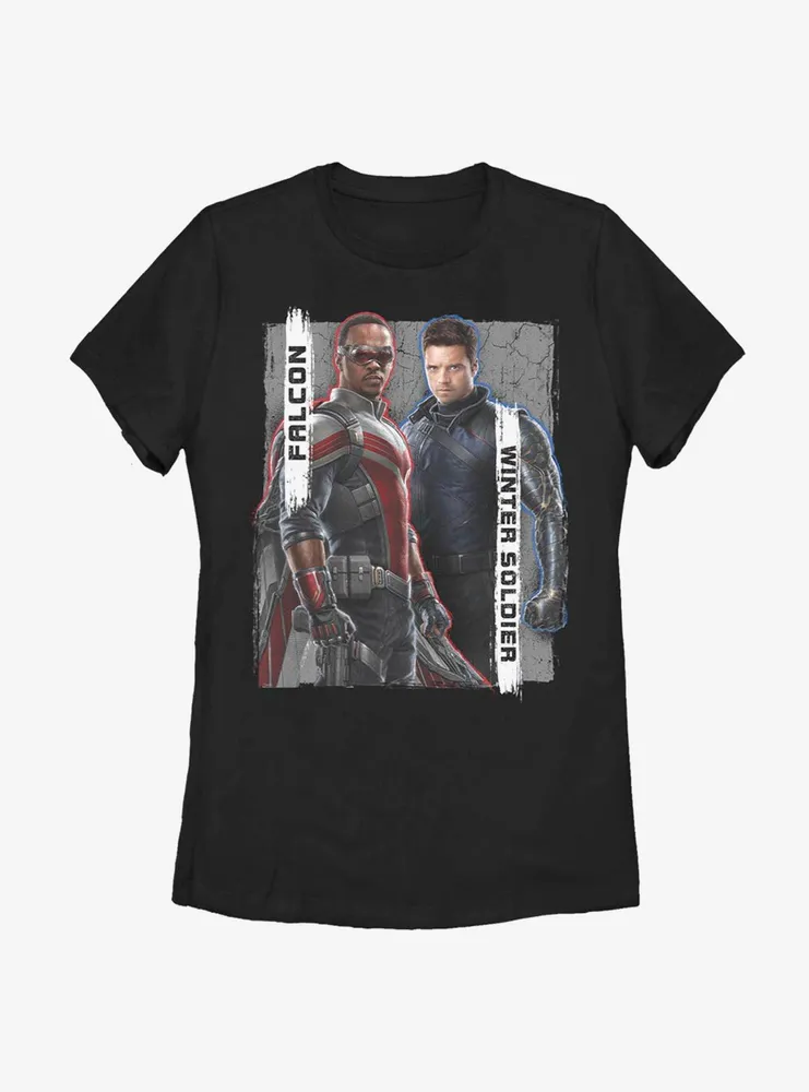 Marvel The Falcon And Winter Soldier New Team Womens T-Shirt